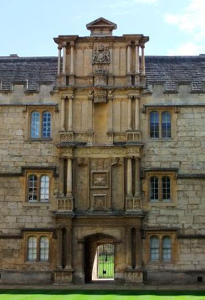 Fellows-Quad-tower,-Merton-1608