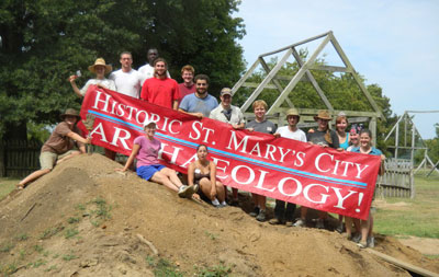 The 2010 Historic St. Mary’s City Archaeological Field School. 