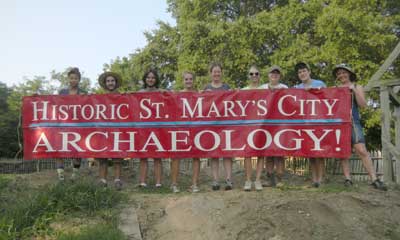 The 2014 Historic St. Mary’s City Archaeological Field School. 